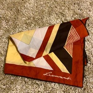 Vintage Leonardi Abstract Scarf